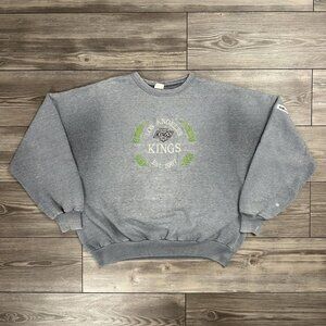 Faded Vintage 90's Los Angeles Kings NHL Ravens Athletic Crewneck